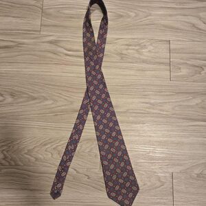 Unbranded Men's Burgundy and Blue Scarf-wraps